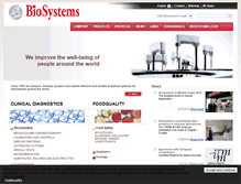 Tablet Screenshot of biosystems.es